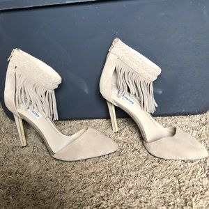 Cream Steve Madden heels